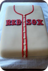 Red Sox Groom Cake