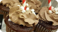 Hot Cocoa-licious Cupcakes