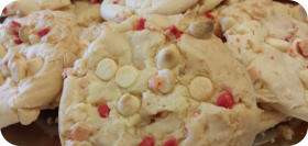 White Chocolate Peppermint Cookies