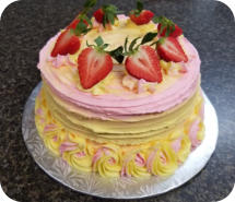 Strawberry Lemonade Cake