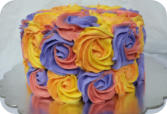 Swirl Rose Cake