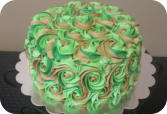 Camo Rose Cake
