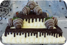 Chocolate Covered Strawberry Cake