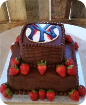 Baseball Groom's Cake