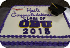 OBU Gradutaion Cake   