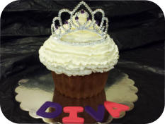 Giant Princess Cupcake for a Birthday Party