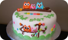 Custom Baby Shower Cake