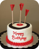 Archery Birthday Cake