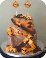 Under Construction Cake