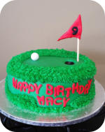 Golf Birthday Cake