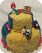 Little Mermaid Birthday Cake