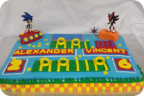Sonic the Hedge Hog Cake