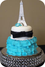Eiffle Birthday Cake