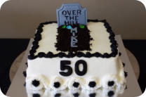 Over the Hill Birthday Cake
