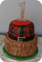 Lumber Jack  Birthday Cake